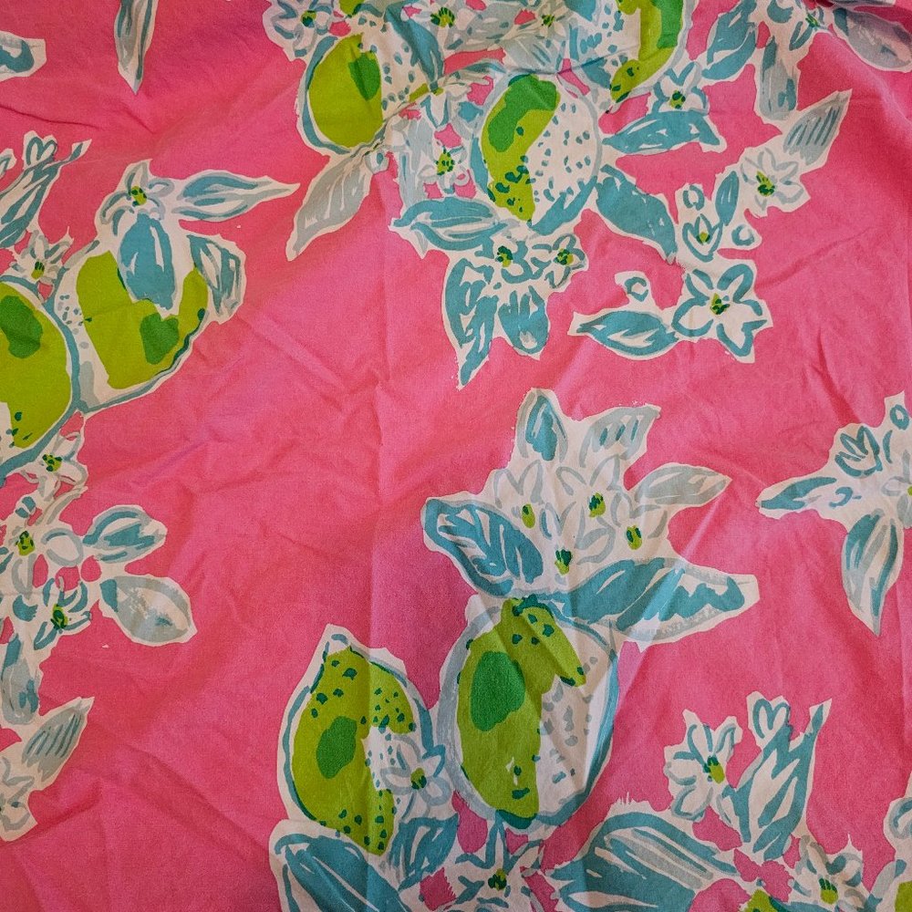 Lilly Pulitzer Pink Lemonade Fitted Organic Crib Sheet